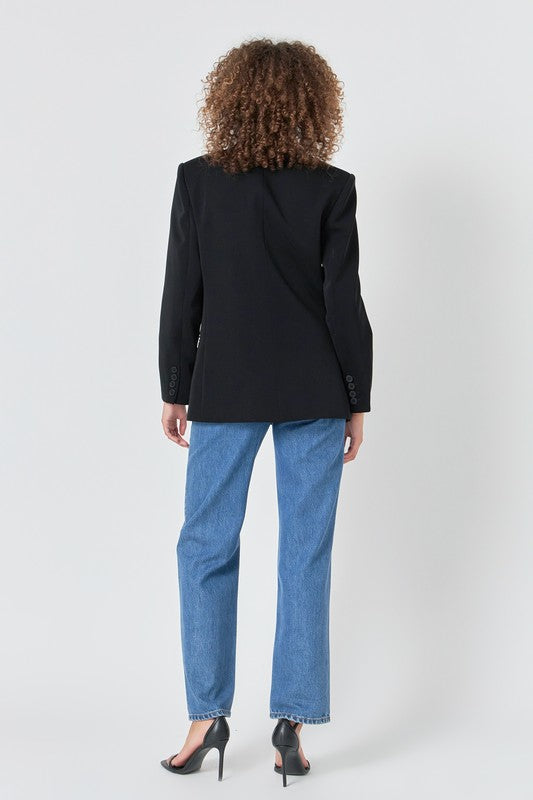 Nora Double Button Blazer