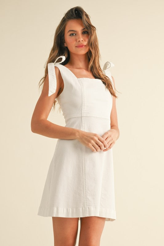 Drea Tie Sleeve Dress