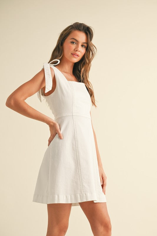 Drea Tie Sleeve Dress