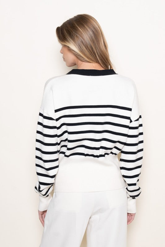Margaret Stripe Cardigan