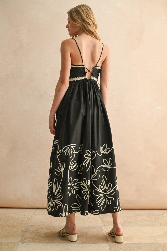 Maria Embroidered Dress