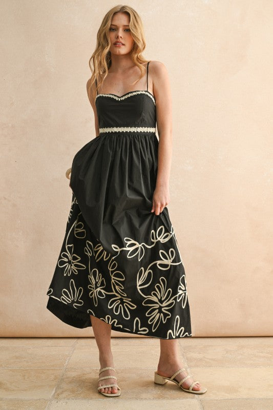 Maria Embroidered Dress