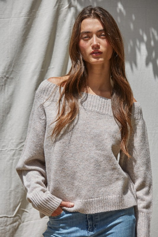 Elysian Off Shoulder Sweater