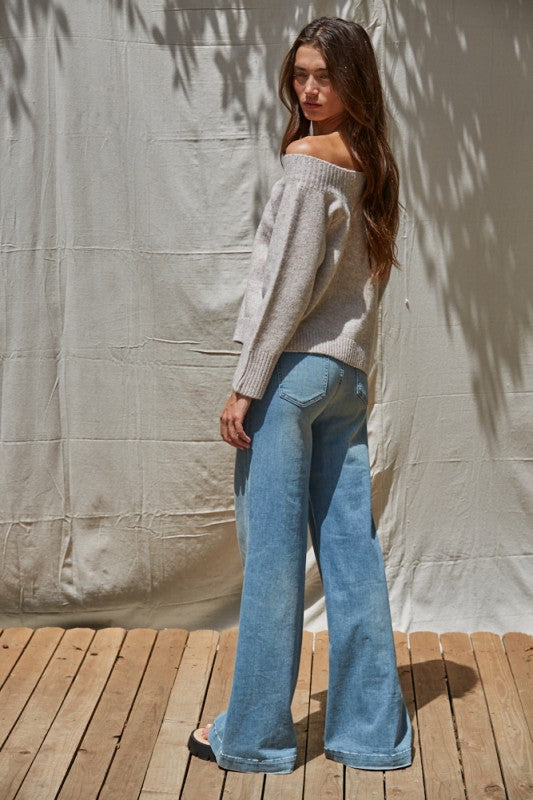 Elysian Off Shoulder Sweater