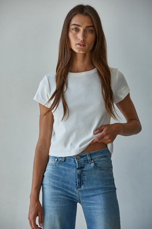 Everyday Fitted Crop T-Shirt