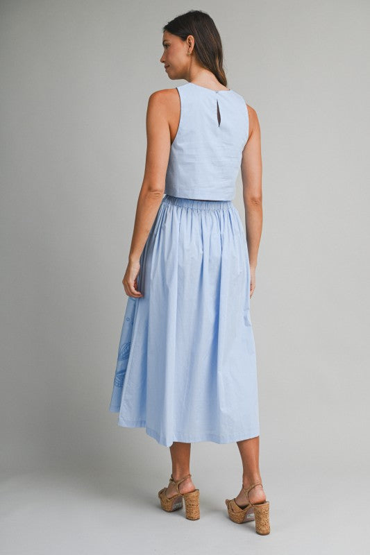 Millie Embroidered Skirt