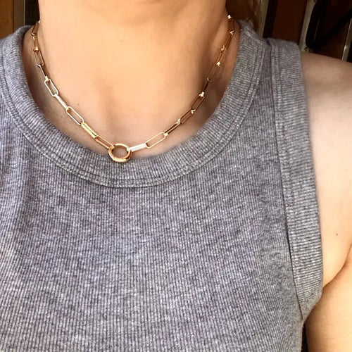 18K Gold Filled Caymen Necklace