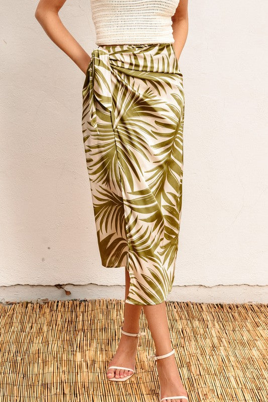 Palma Midi Wrap Skirt