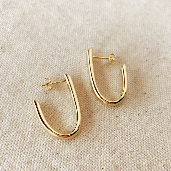 18K Gold Filled JJ Earrings