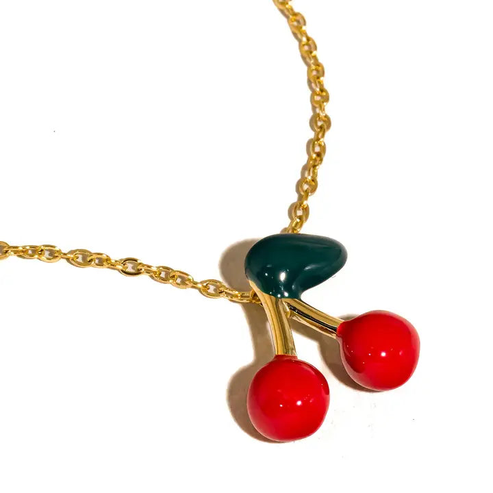 Marnie 18K Gold Filled Cherry Necklace