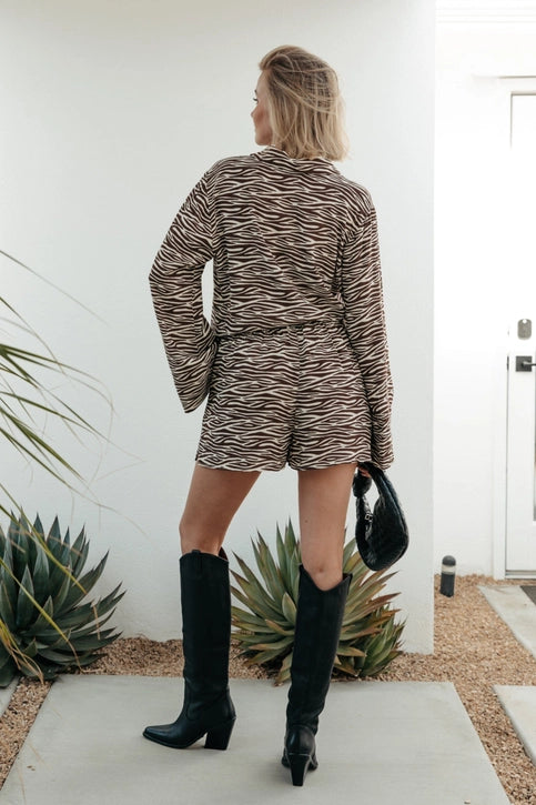 Tia Zebra Shorts