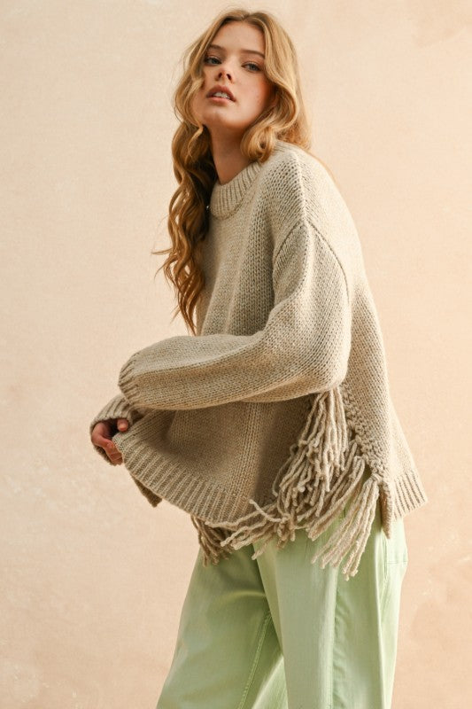 Ella Fringe Sweater