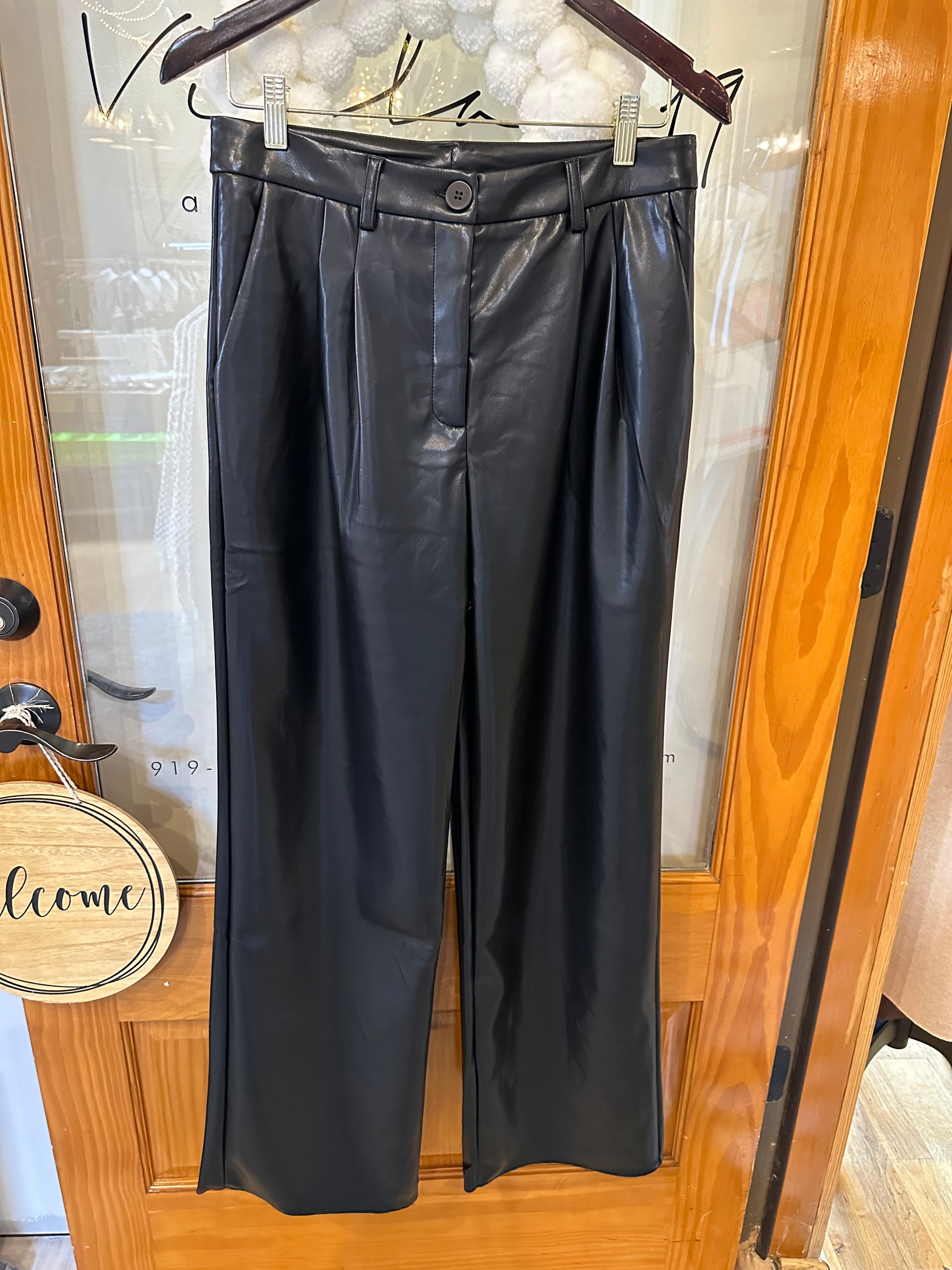 Jolie Faux Leather Pants