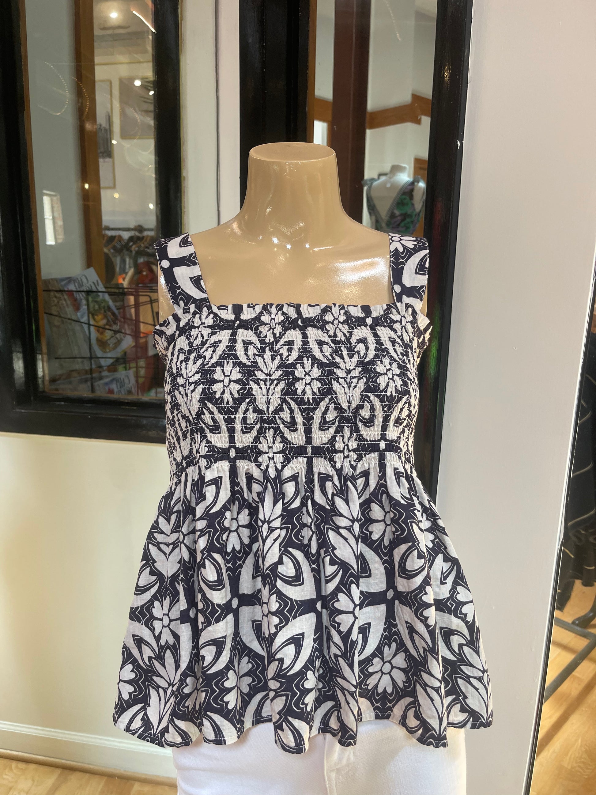 Irena Smocked Top