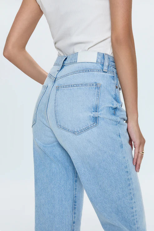 Cassie Crop Denim Pistola