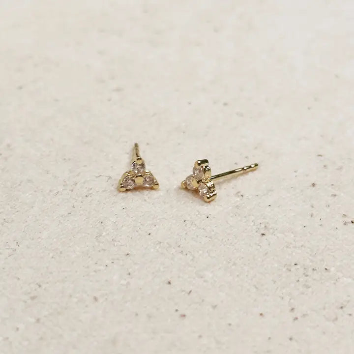 18K Gold Filled Daisy Earrings