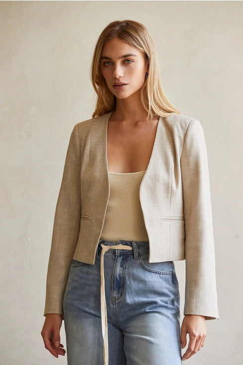 Sofia Crop Blazer