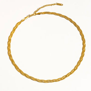 Yvette 18K Gold Filled Twist Necklace