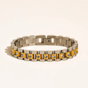 Faye 18K Gold Filled Watch Band Bracelet