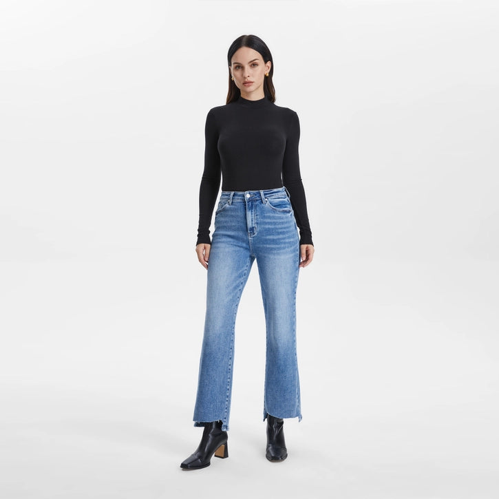 Amelia High Rise Straight Jeans