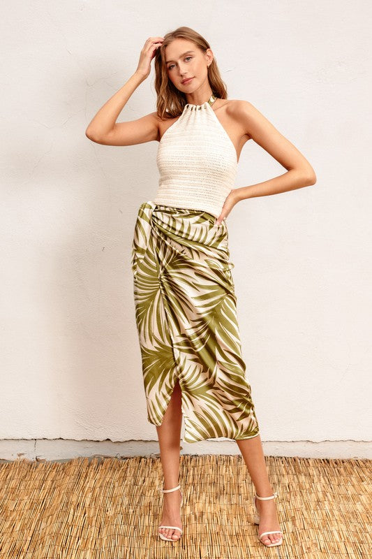 Palma Midi Wrap Skirt
