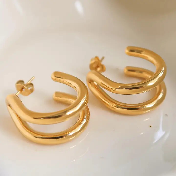 Lucy 18K Gold Filled Earrings