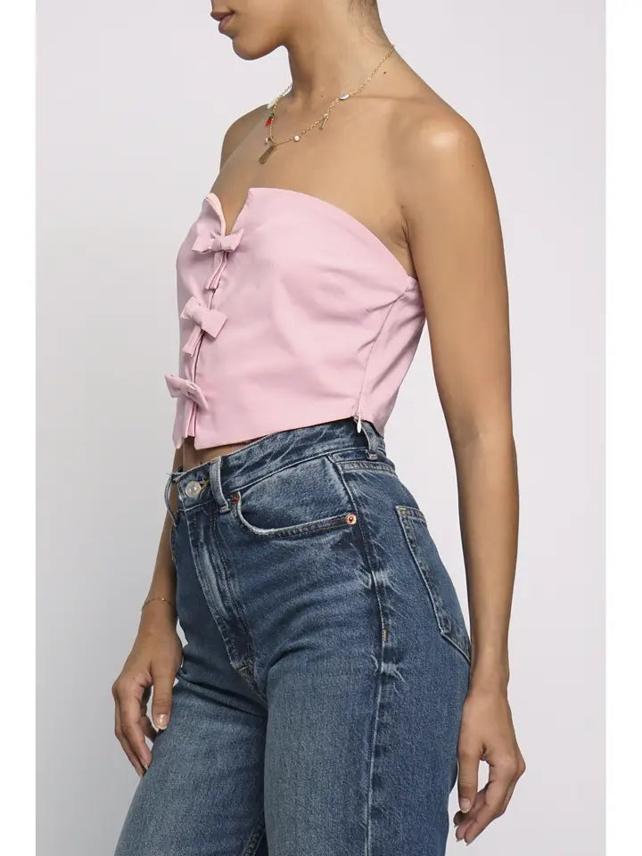 Hattie Bow Crop Top