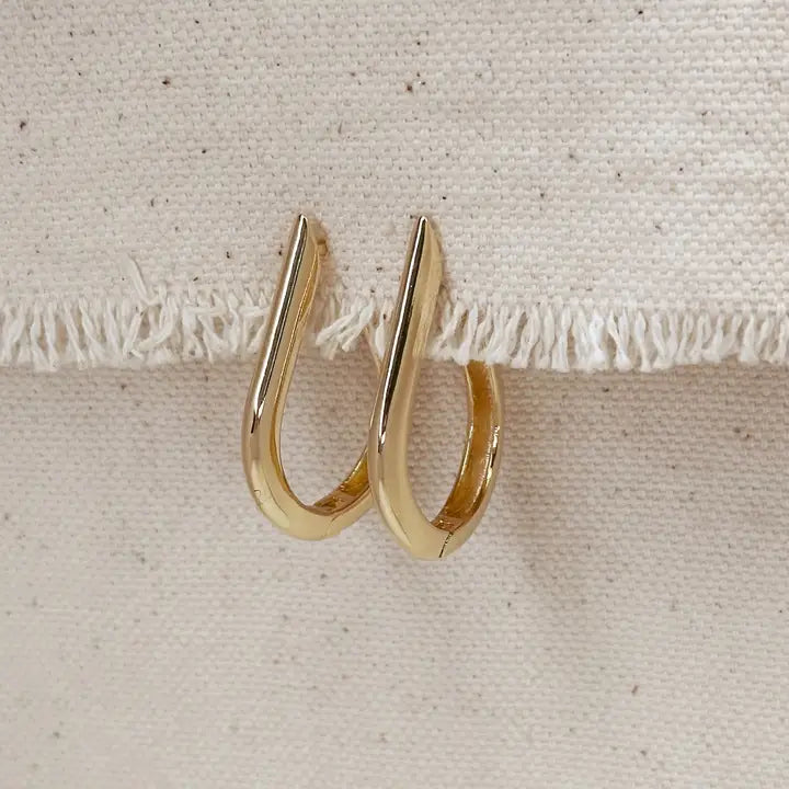 18K Gold Filled Teardrop Earrings