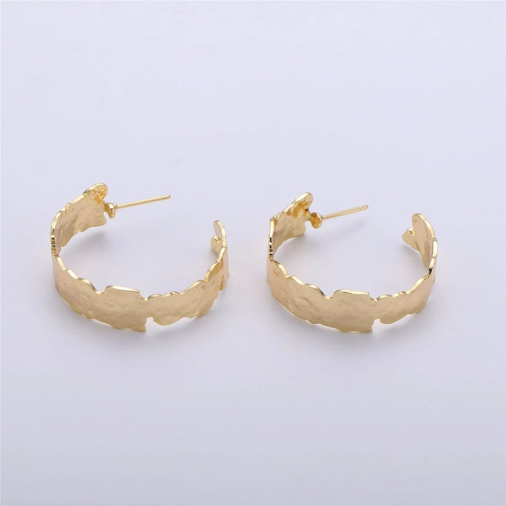 Pippa 18K Gold Dipped Hoop Earrings