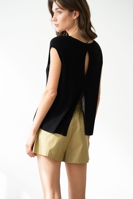 Cara Open Back Top