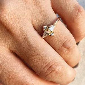 Ariana 18K Gold Filled Vintage Ring