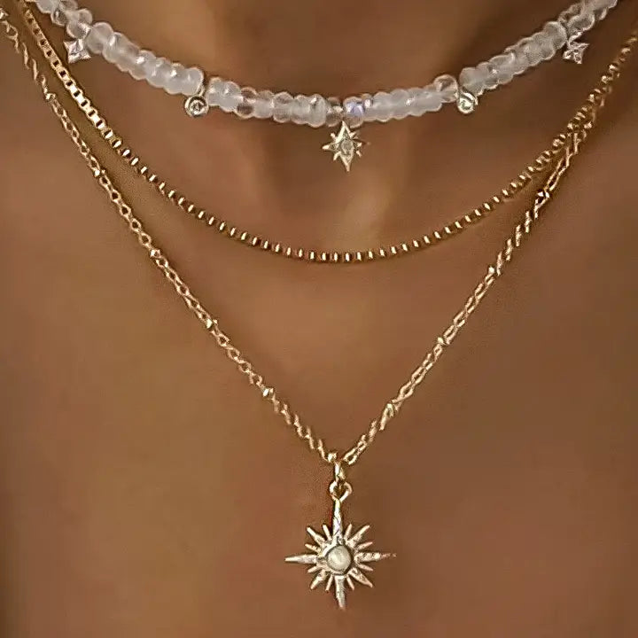 Gemma 18K Gold Filled Necklace