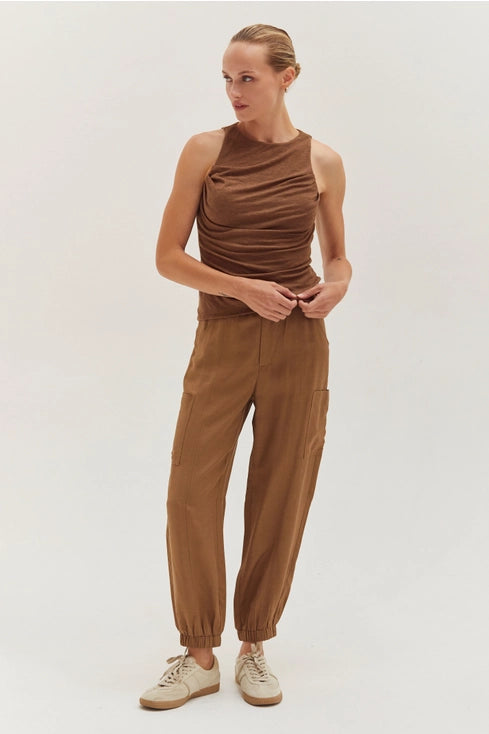 Liv Shirred Knit Top