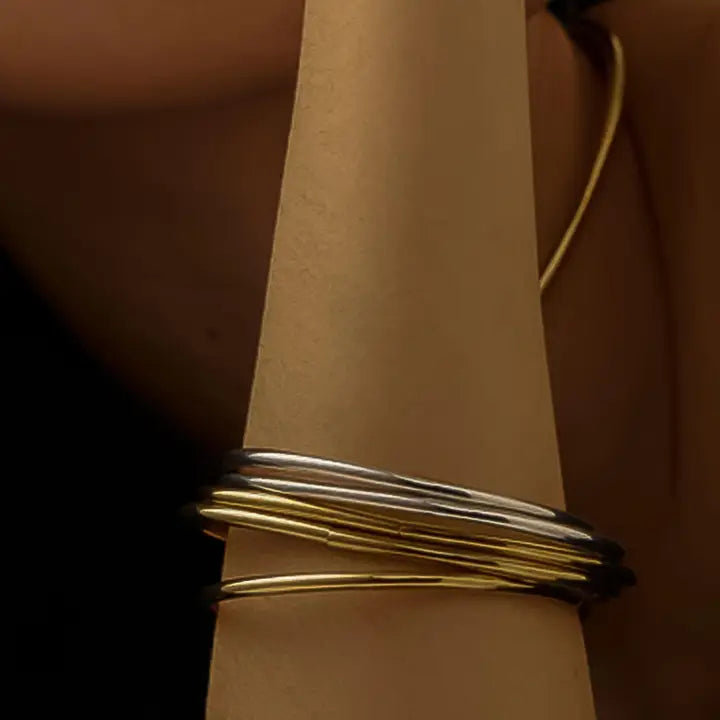 Esme 18K Gold Filled Bangle