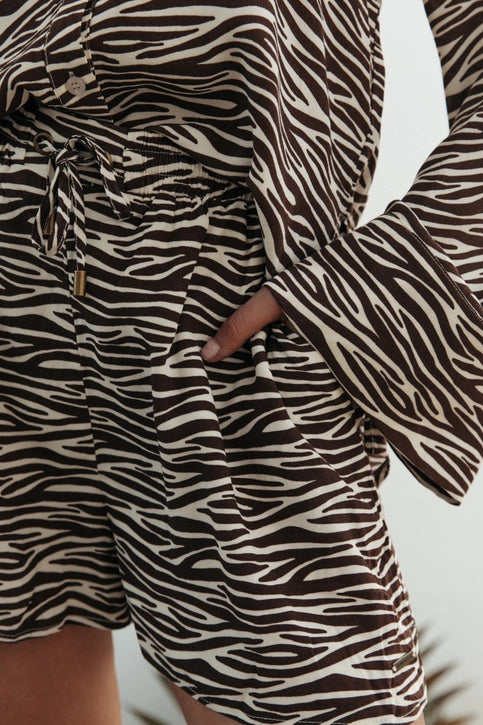 Tia Zebra Shorts