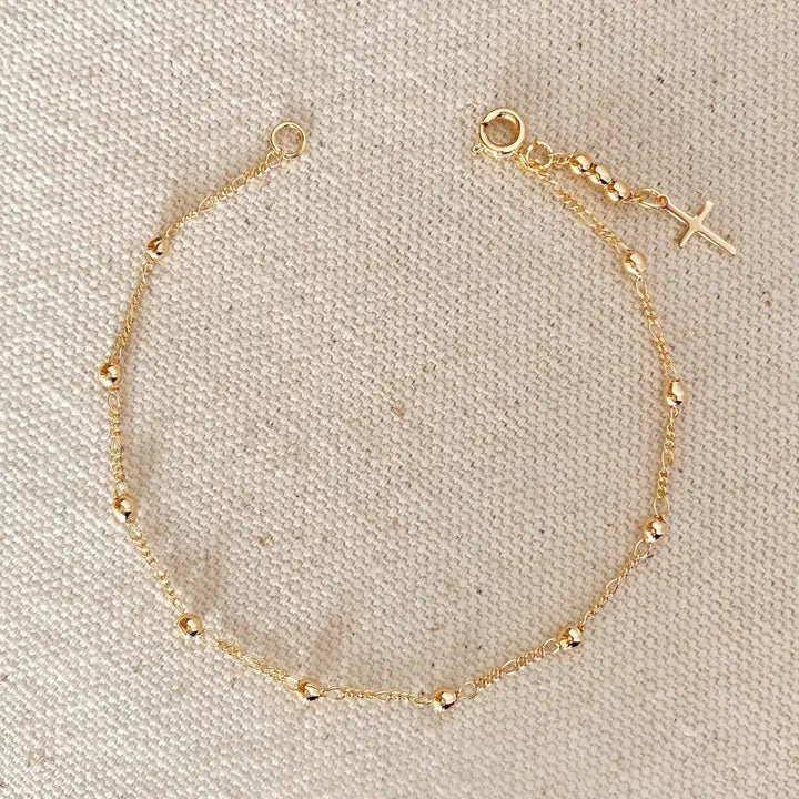 18K Gold Filled Faith Bracelet
