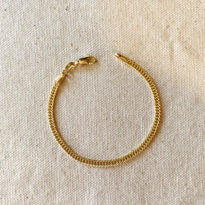 18K Gold Filled Cuba Bracelet