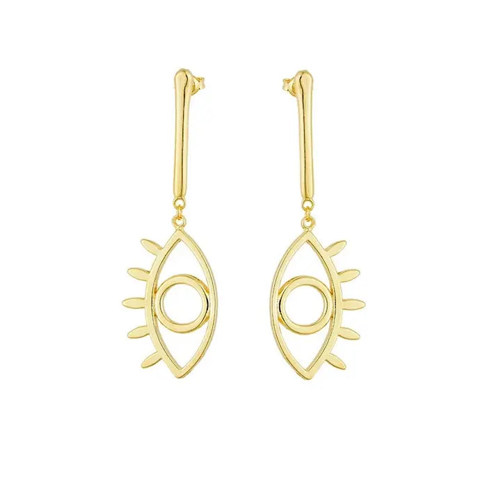 18K Gold Filled Karma Earrings