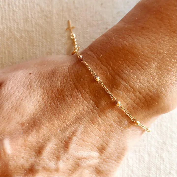 18K Gold Filled Faith Bracelet