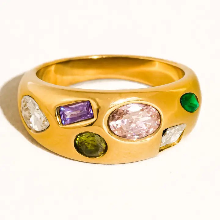 Tulum 18K Gold Filled Ring