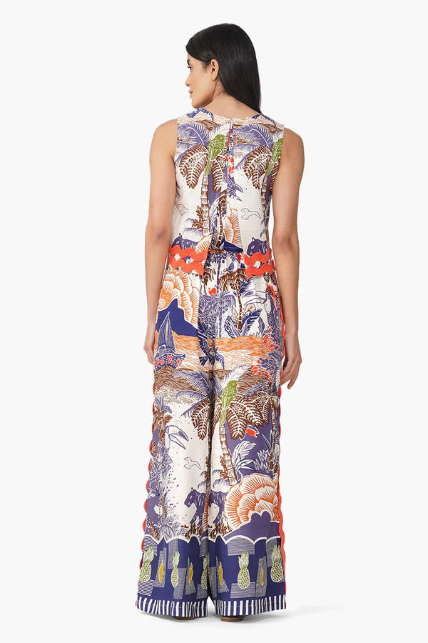 Blue Tropics Top