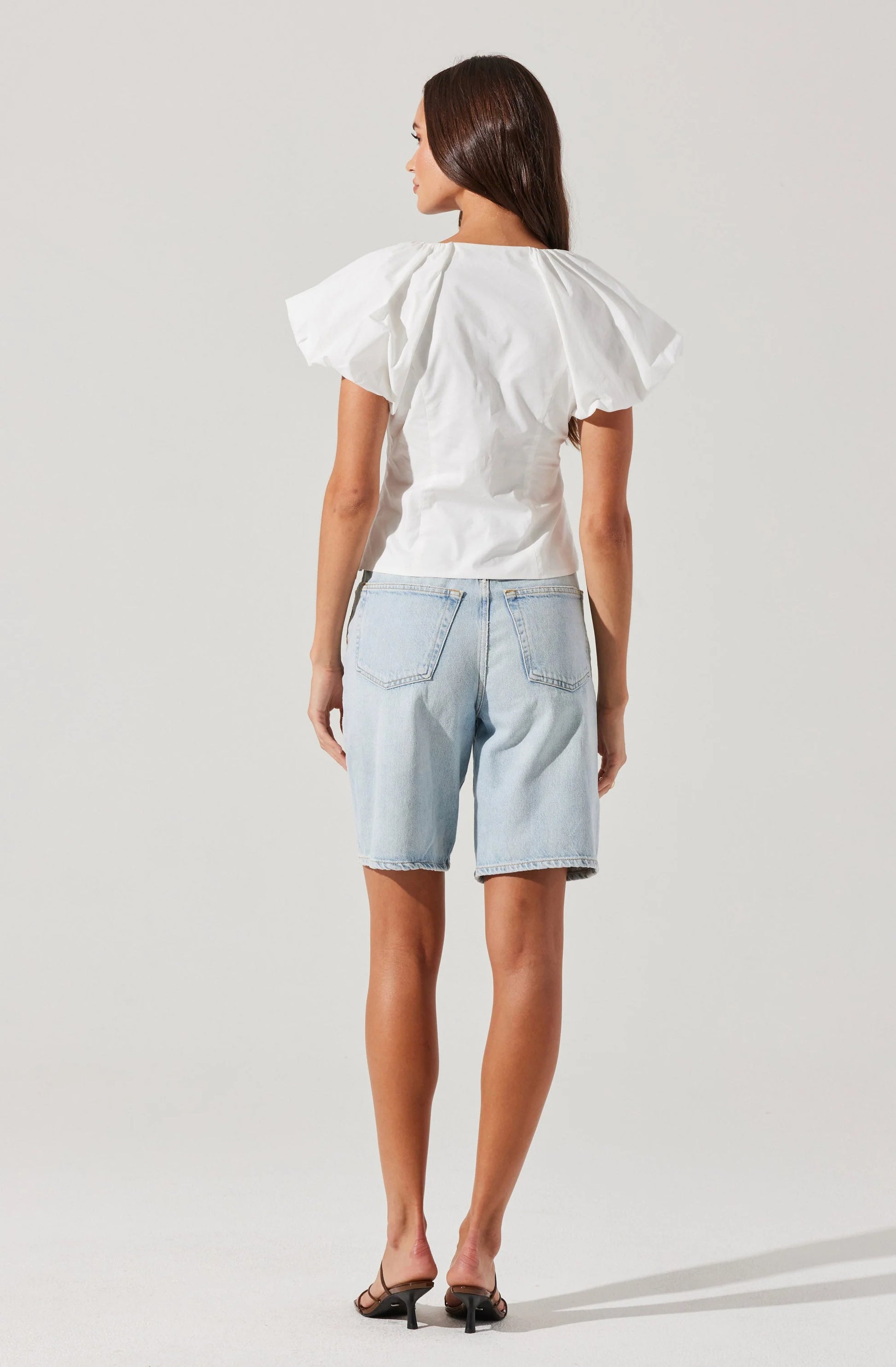 Aine Poplin Top by ASTR