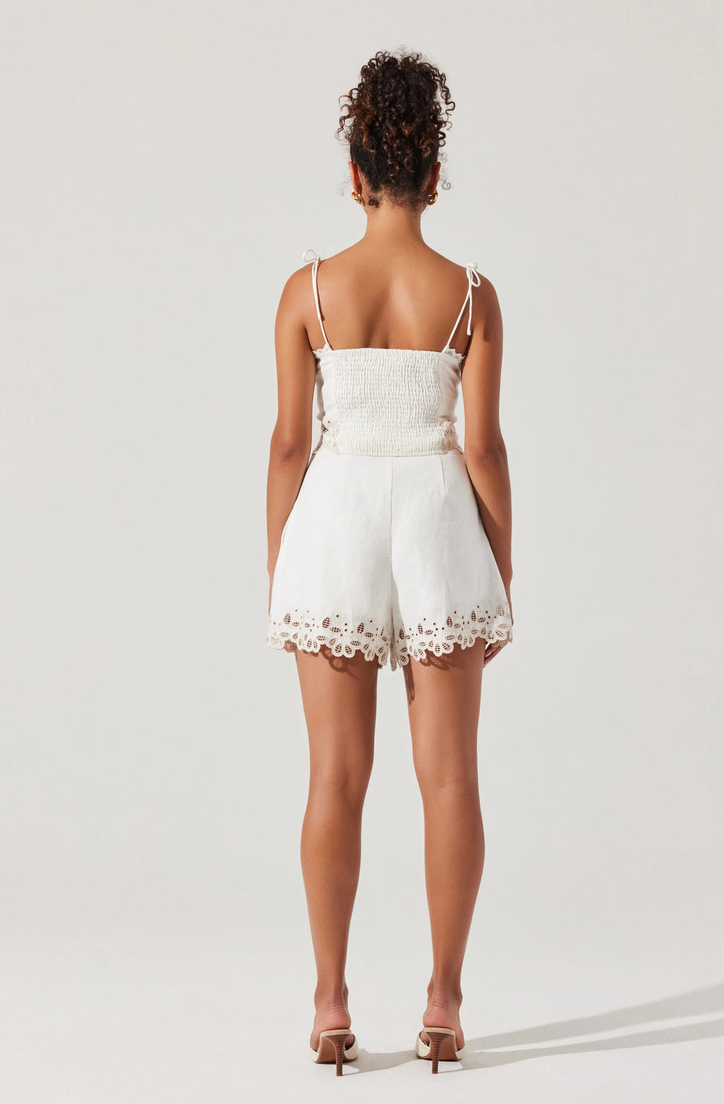 Kiya Linen Shorts by ASTR