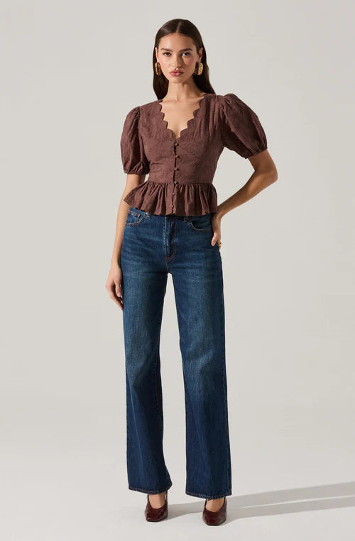 Arely V-Neck Top by ASTR