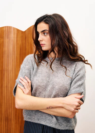 Diamond Short Sleeve Sweater