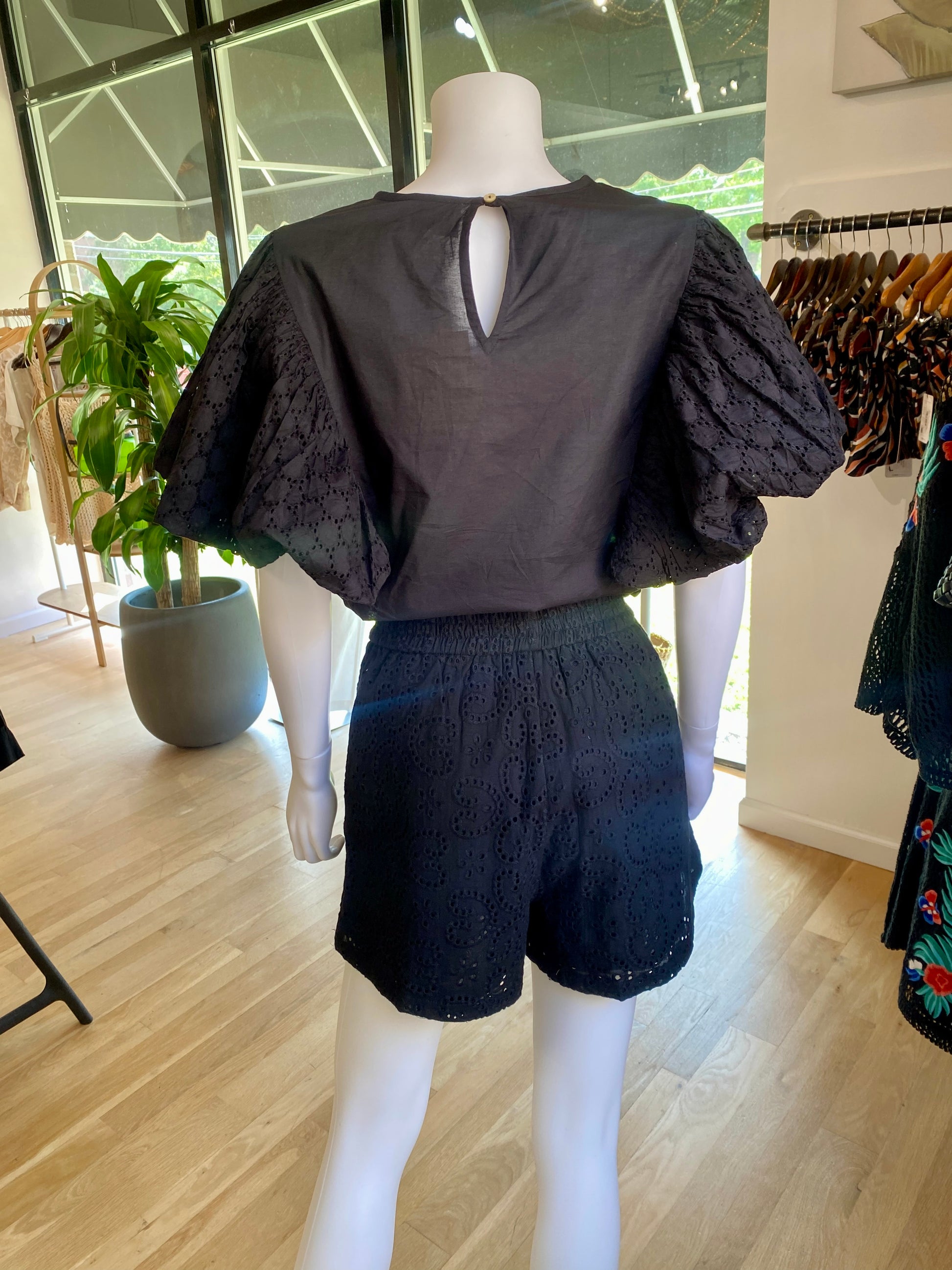 Chiara Eyelet Shorts