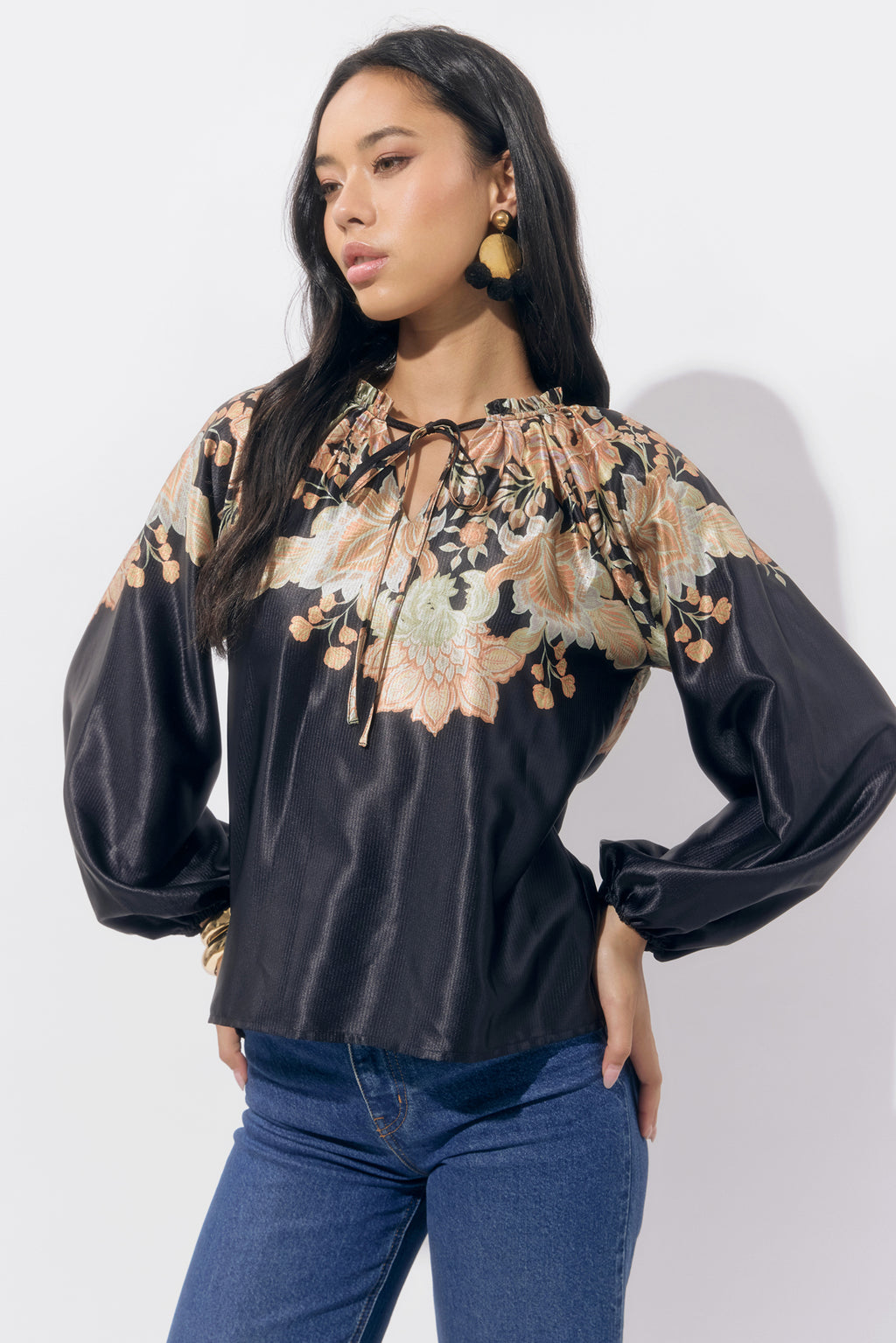 Joa Printed Blouse