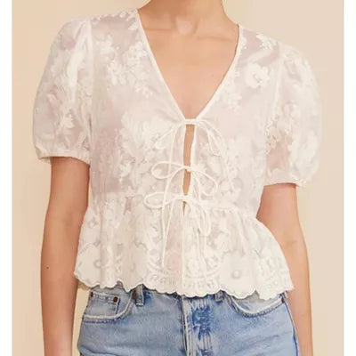 Xena Tie Detail Blouse