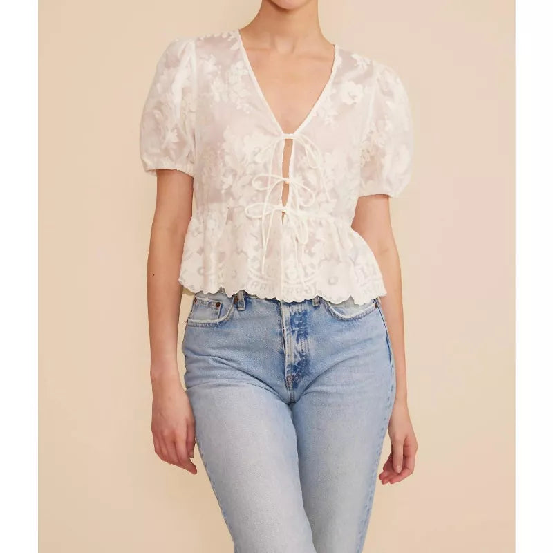 Xena Tie Detail Blouse