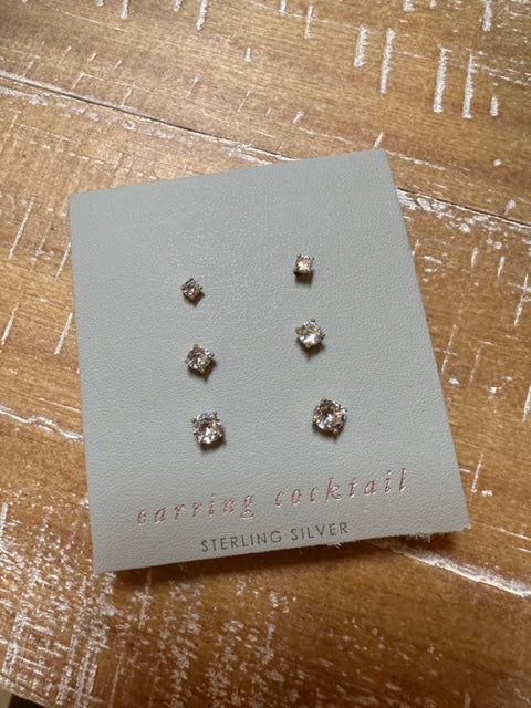 Sterling Silver Post Studs